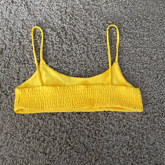 Yellow Ribbed Bikini - Picture 3 of 4